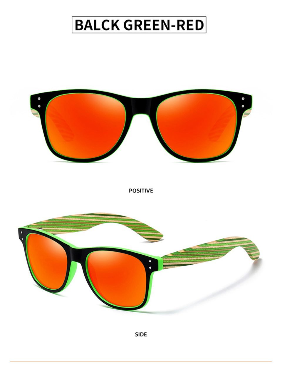 Wood Temple Sunglasses