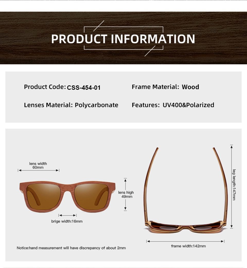 Wood Frame Sunglasses