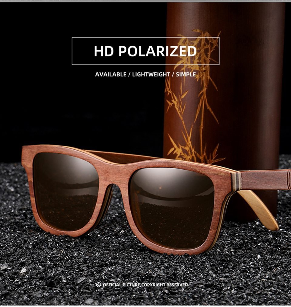 Wood Frame Sunglasses