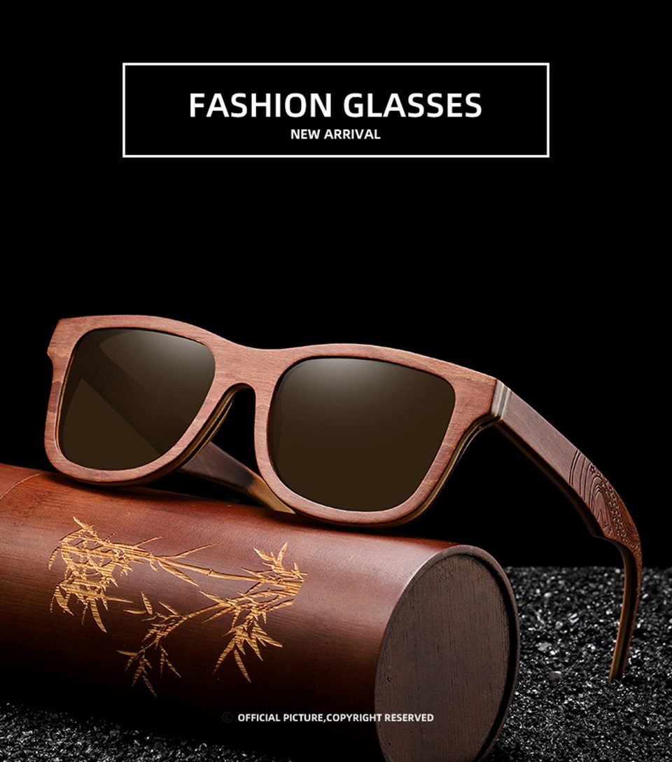 Wood Frame Sunglasses