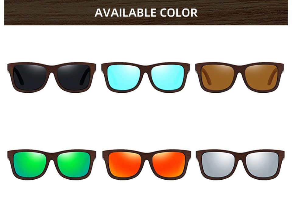 Polarised Wooden Sunglasses
