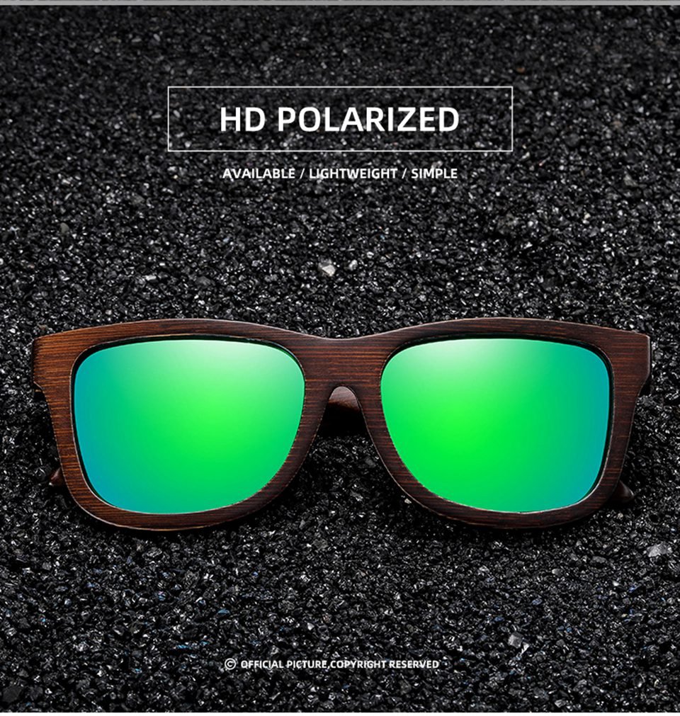 Polarised Wooden Sunglasses