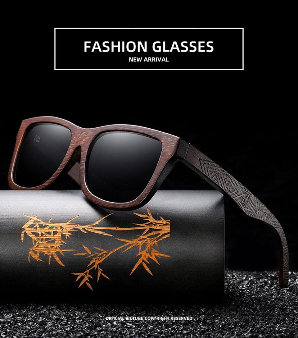 Polarised Wooden Sunglasses