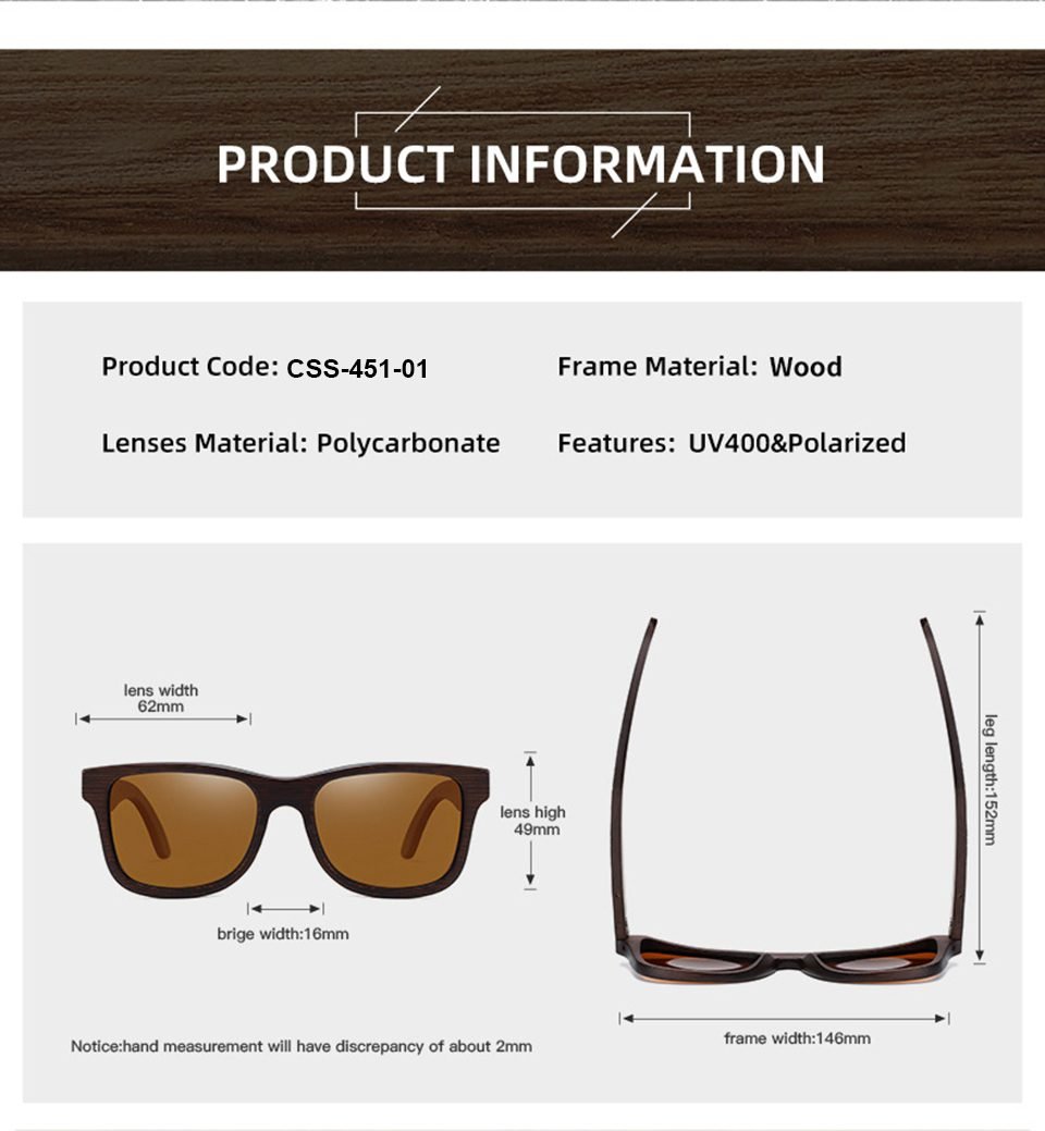 Wooden Sunglasses Mens