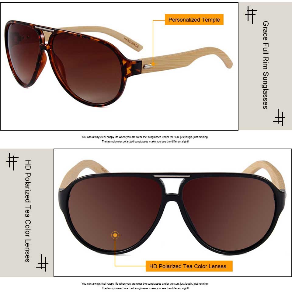 Bamboo Brand Sunglasses