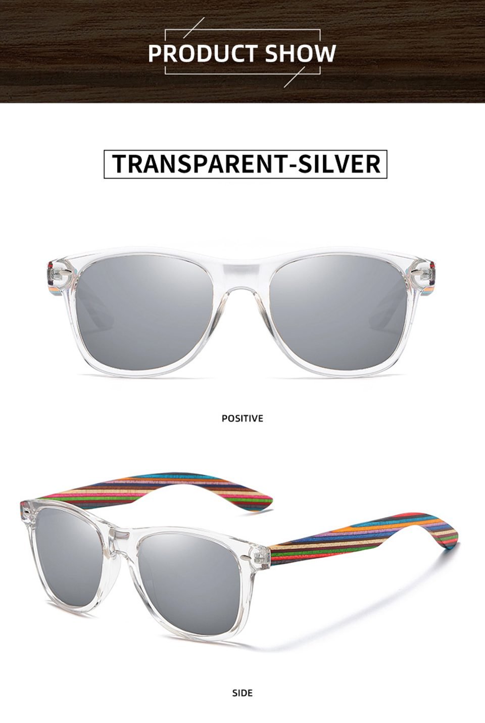 Wooden Frame Sunglasses