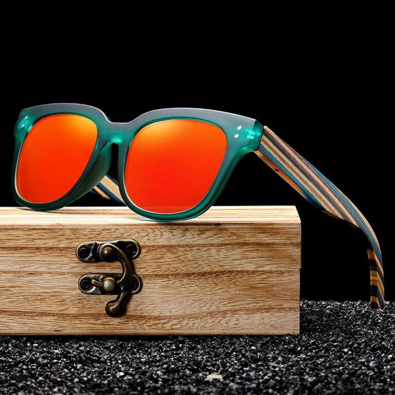 Women Wooden Polarized Sunglasses