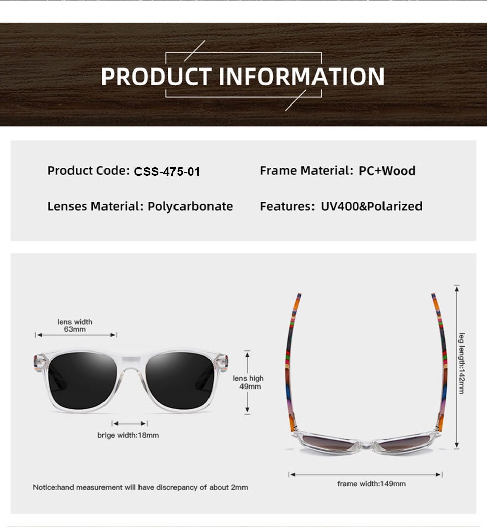 Wooden Frame Sunglasses