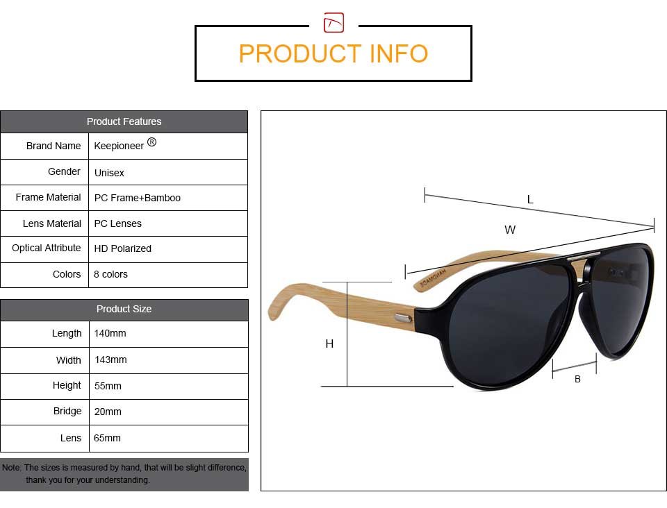 Bamboo Brand Sunglasses
