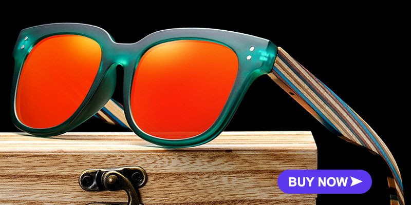 wood rimmed sunglasses